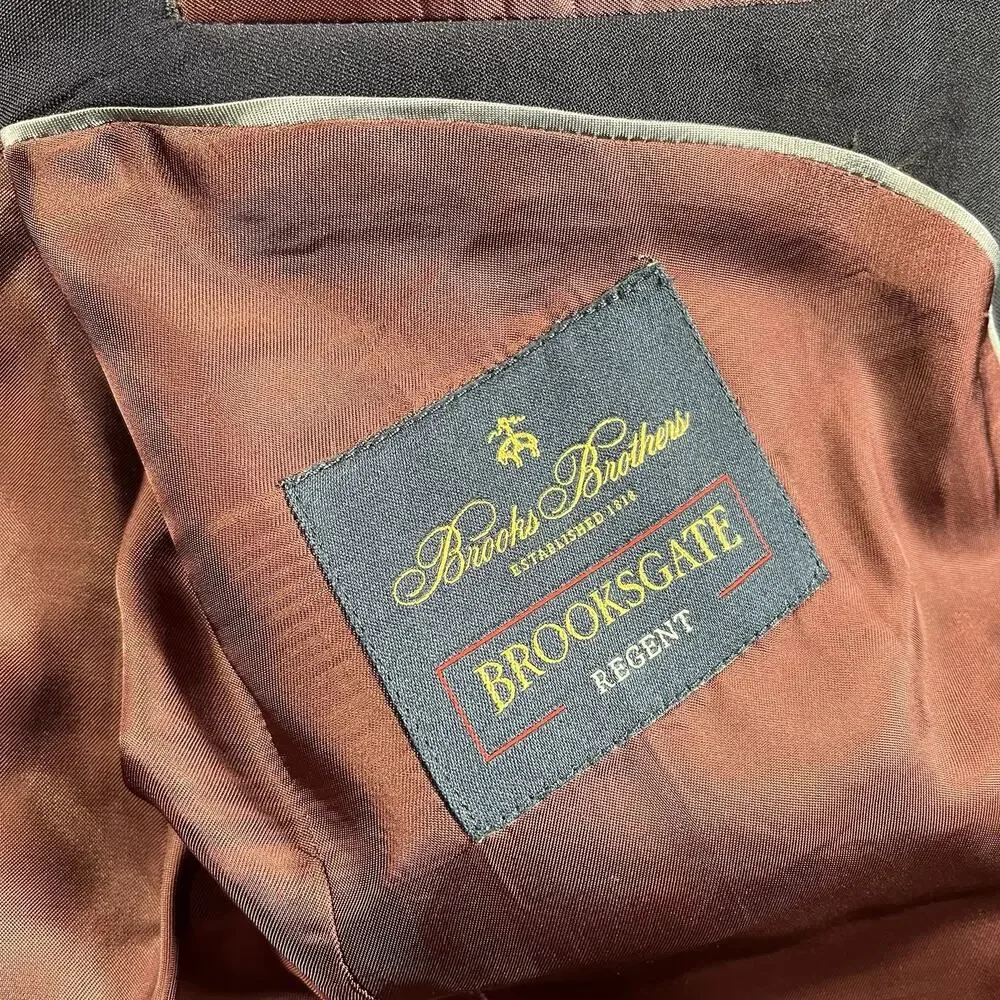 Brooks Brothers Regent Vitale Barberis Canonico Wool Blazer Jacket Men's 40R